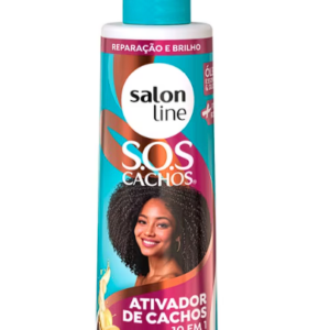 Ativador de Cachos 10 em 1 Multibenefícios 300ml - SalonLine SOS Cachos