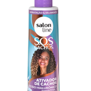 Ativador de Cachos Ácido Hialurônico 300ml - SalonLine S.O.S Cachos