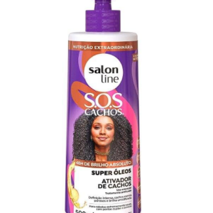 Ativador de Cachos Super Óleos 500ml - SalonLine S.O.S Cachos
