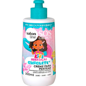 Creme de Pentear Chiclete Hidratação 300ml SalonLine SOS Cachos Kids