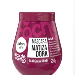 Máscara Matizadora Marsala Roxo 500g - Salon Line #TodeCacho
