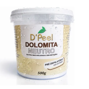 Dolomita em Pó 500g Corporal e Facial DPeel