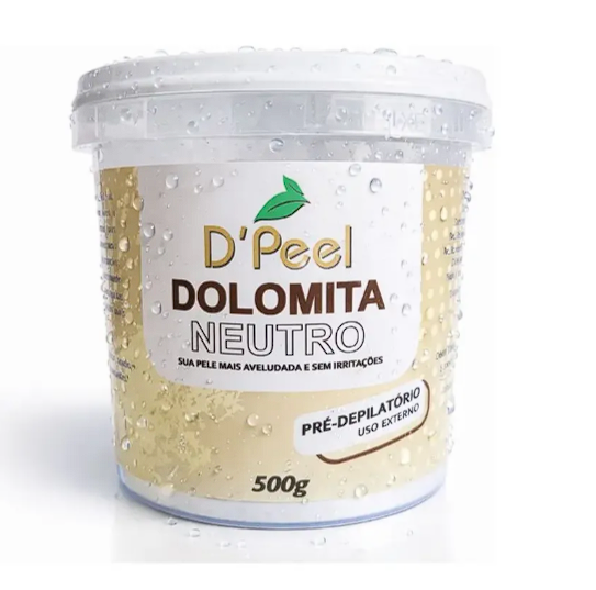 Dolomita em Pó 500g Corporal e Facial DPeel