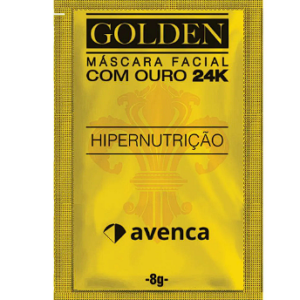 Máscara Facial Com Ouro 24k 8g Golden Avenca