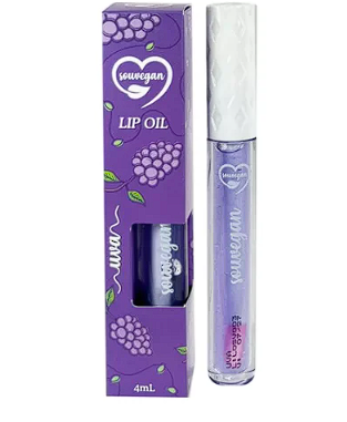 Lip Oil Souvegan Hidratante (Uva, Melancia, Efeito Gelado) - Imagem 4