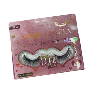 Cílios Postiço 6D DollLash Make Lolita