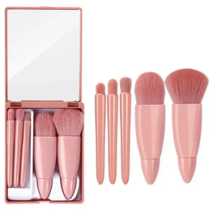 Kit com 5 Mini Pincéis com Estojo