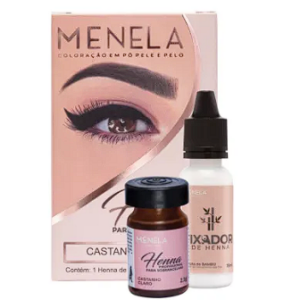 kit Henna e Fixador - Menela