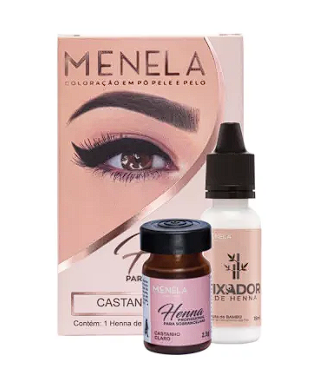 kit Henna e Fixador - Menela