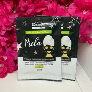 Máscara Facial Preta 10ml - Face Beautiful