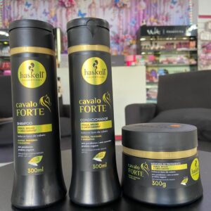 Kit Cavalo Forte (Shampoo, Condicionador, Máscara, Leave-in finalizador) - Haskell