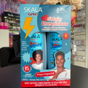 Kit Shampoo e Condicionador Skala Infantil #MaisCrespinhos