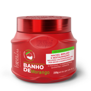Máscara Banho de Verniz Morango 250g Forever Liss